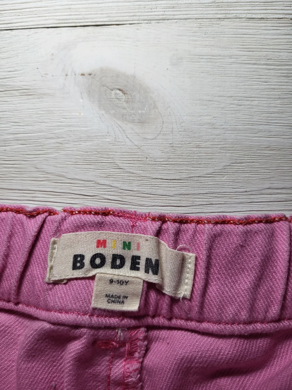Mini Boden pink shorts